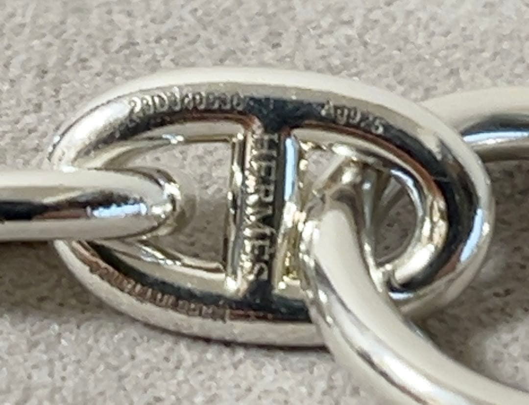 HERMES エルメス シェーヌダンクル ブレスレット MM 15 美品 保証書