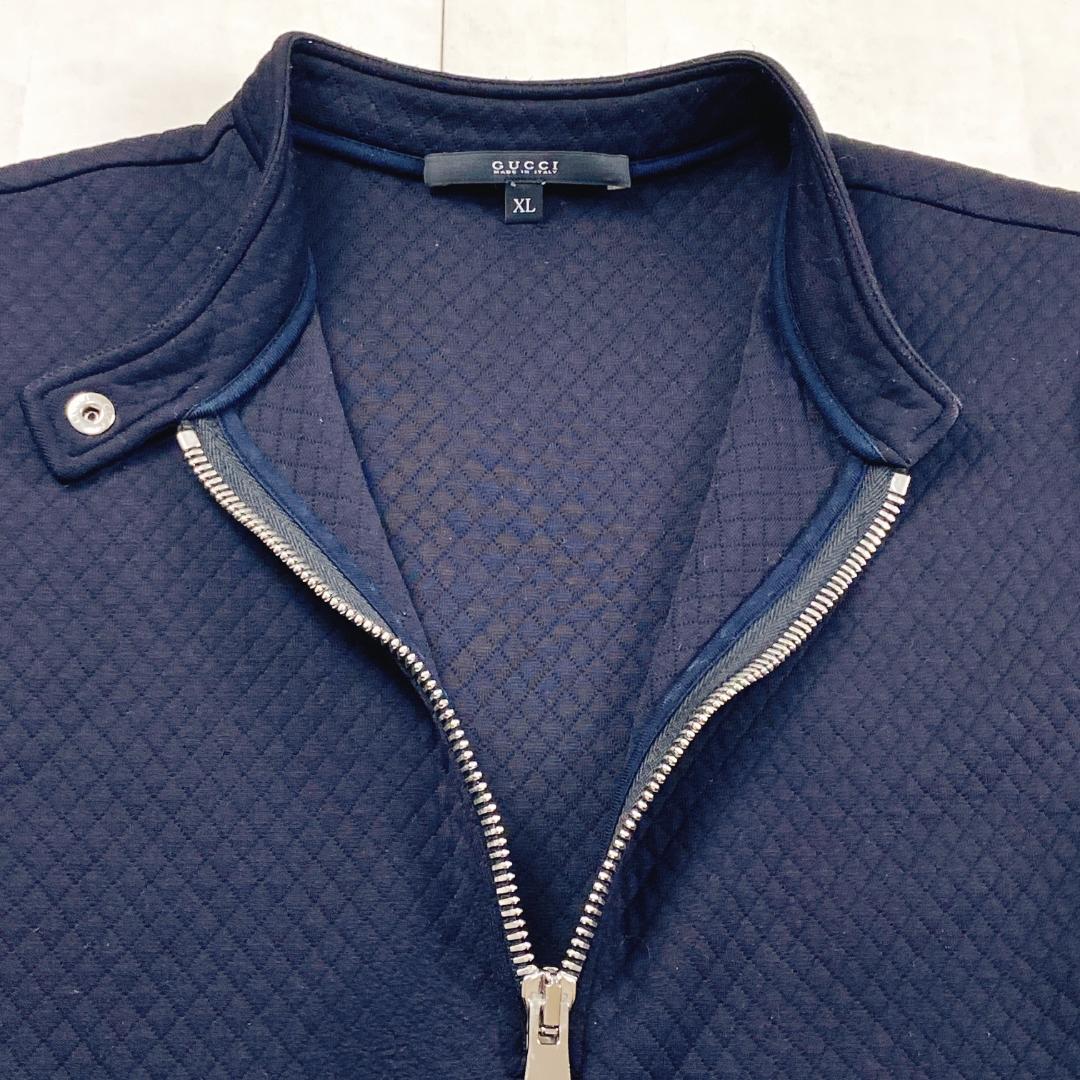 美品 ストレッチ GUCCI キルティング ロゴジップ ワンピース