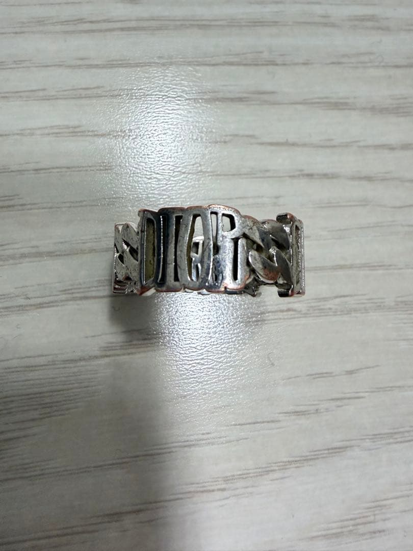 最終値下げ　Dior 2020 ステューシーコラボ シルバーリング サイズM