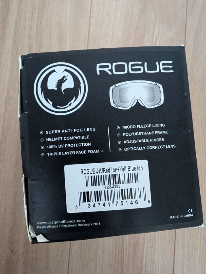 DRAGON　ドラゴン　スノーゴーグル ミラー 予備レンズ付