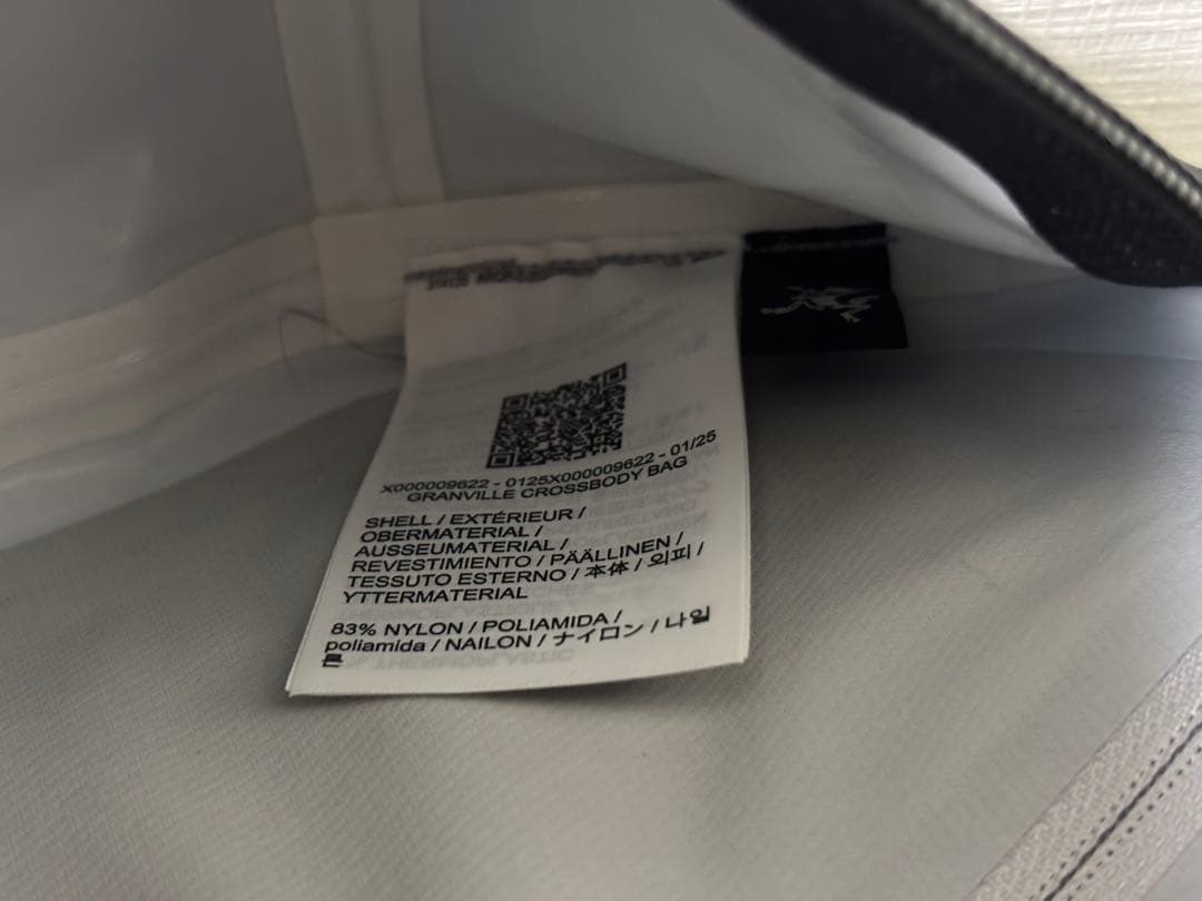 ARC'TERYX アークテリクス グランヴィル クロスボディ バッグ