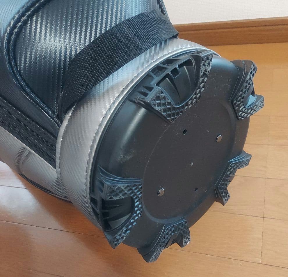 PING キャディバッグ シルバー　ガンメタル 9.5型　美品 CB-U2502