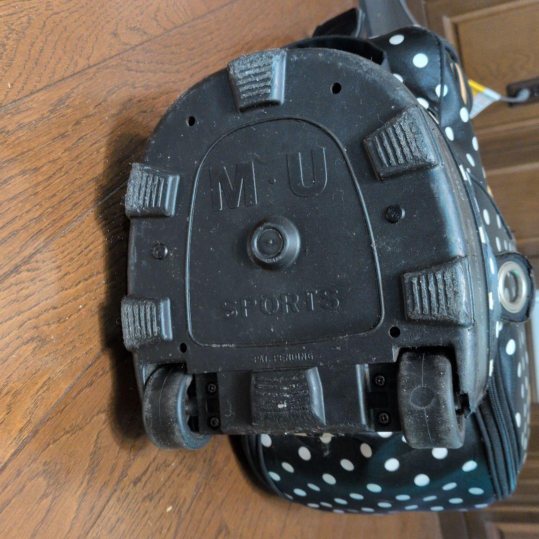 M・U SPORTS ドット柄キャディバッグ　キャスター付