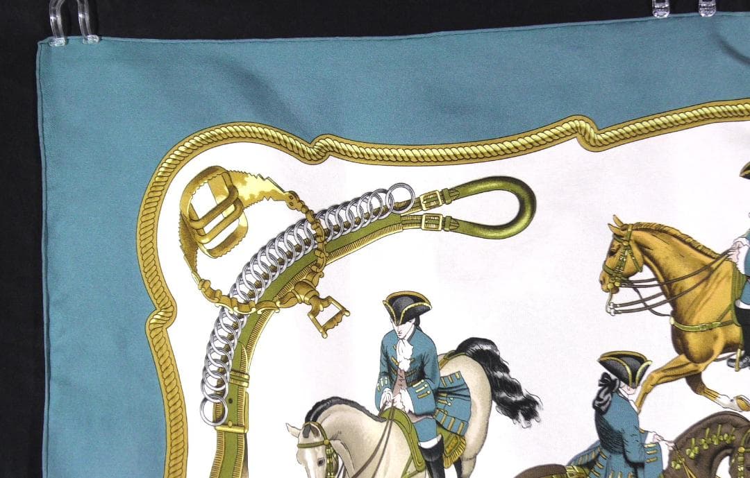 HERMES エルメス　大判スカーフ　カレ90　 D448