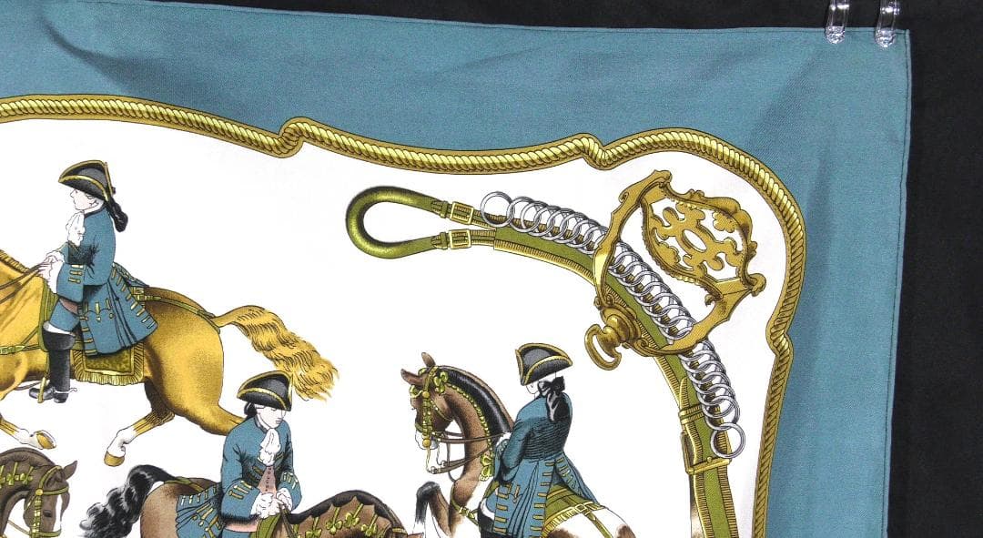 HERMES エルメス　大判スカーフ　カレ90　 D448