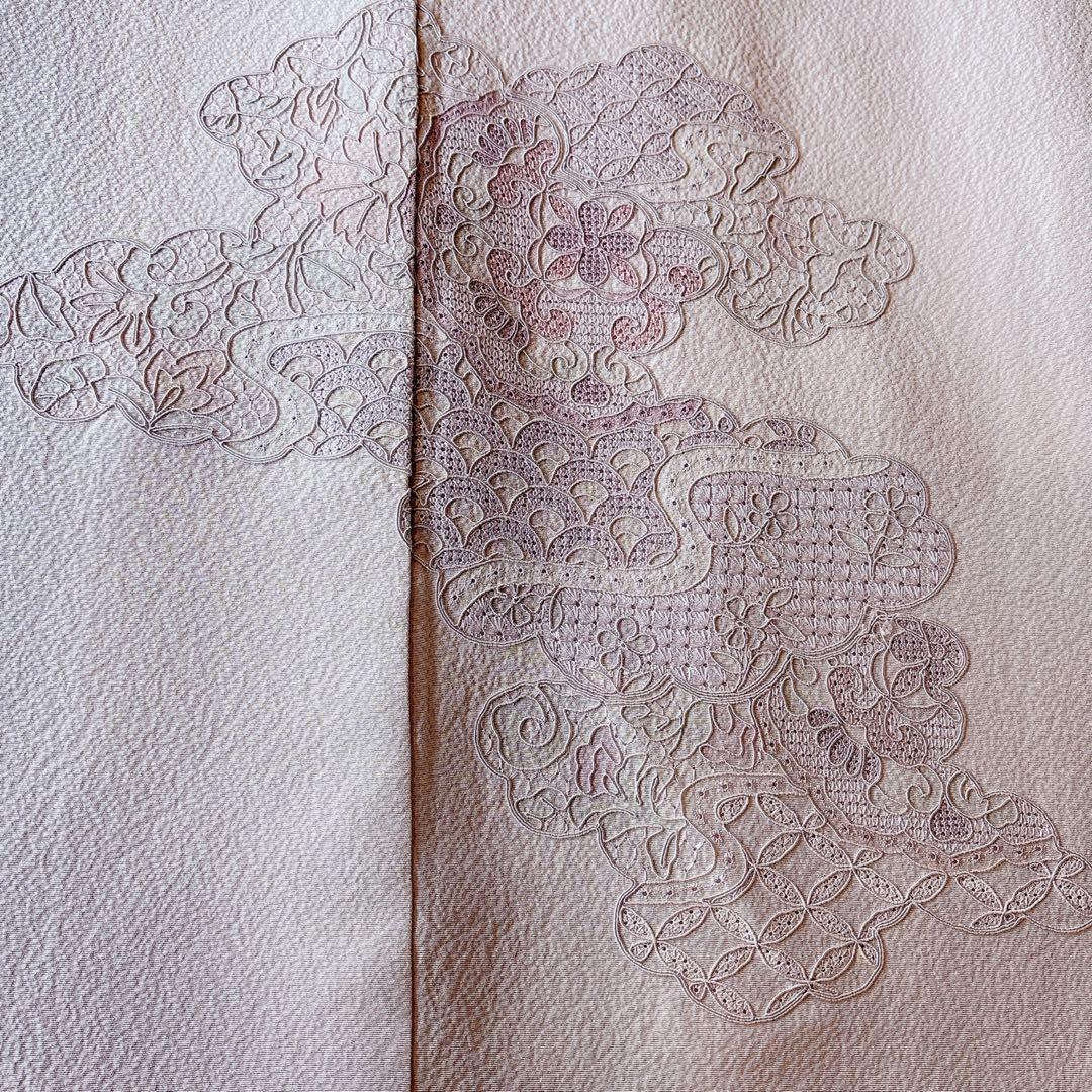 美品 訪問着 フルセット 裄65 スワトウ 卒業式 入学式 結婚式 M L 袋帯