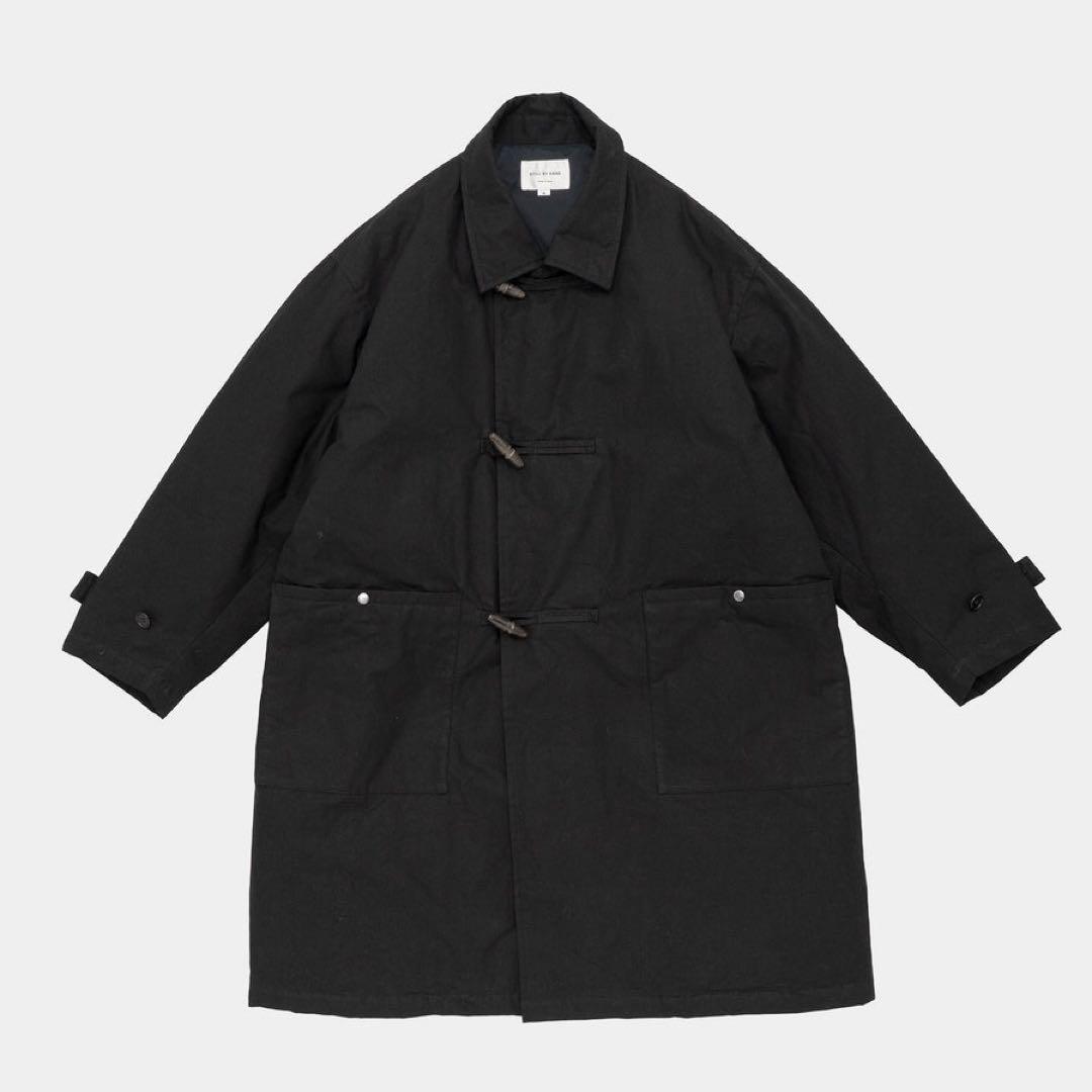 25AWスティルバイハンド STILL BY HAND 中綿 ダッフルコート 黒