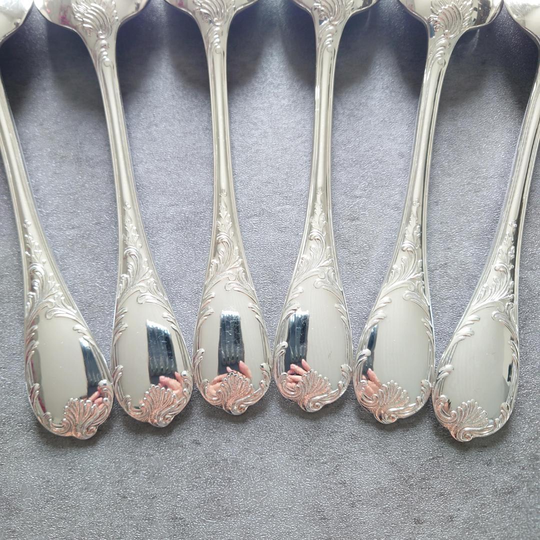 希少 美品 クリストフル マルリー スタンダードスプーン 6点