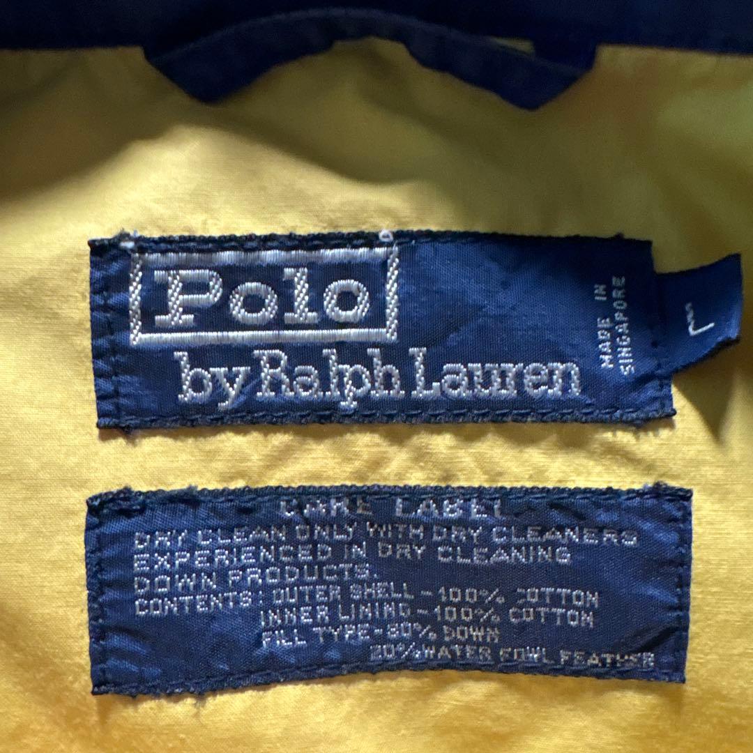 超希少 90s Ralph Lauren reversible down jkt