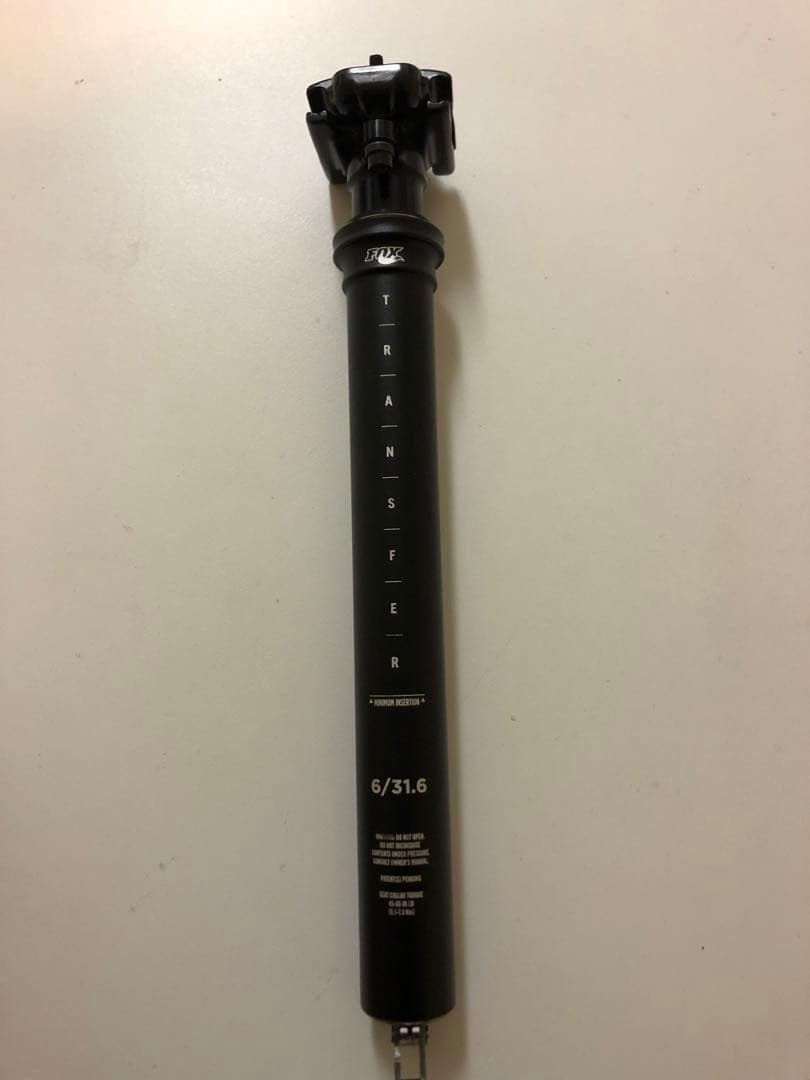 シート　ポスト　FOX Transfer 6/31.6 黒　おまけ付き