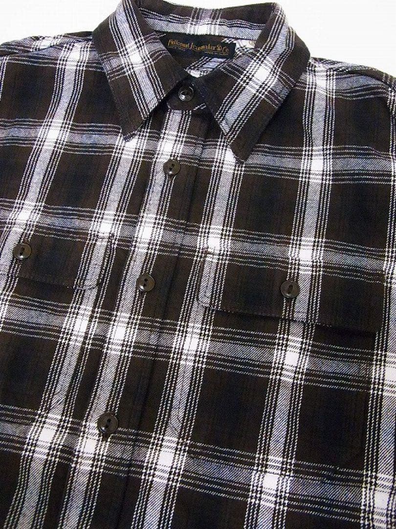 新品 フルカウント ネルシャツ 4980EX-3 オンブレーチェック 42