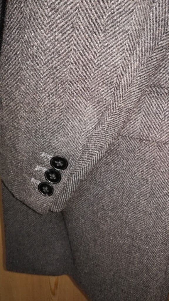 未着用】Mサイズ バナナリパブリック ツイード チェスターコート