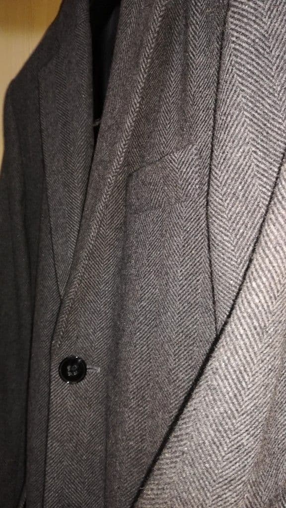未着用】Mサイズ バナナリパブリック ツイード チェスターコート