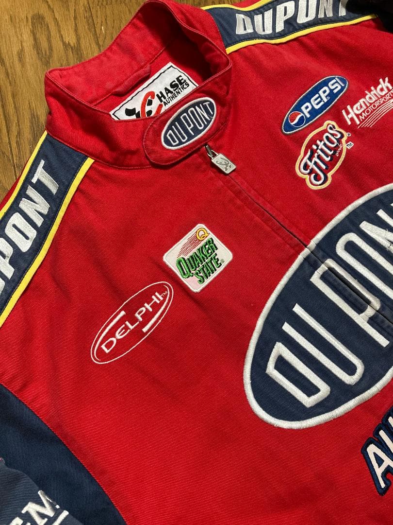 00s CHASE AUTHENTIC DUPONT レーシングジャケット L