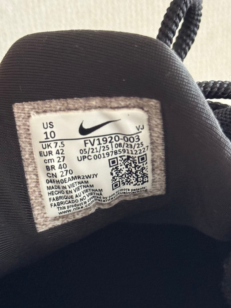 靴 NIKE AIR MAX MUSE BLACK 27cm