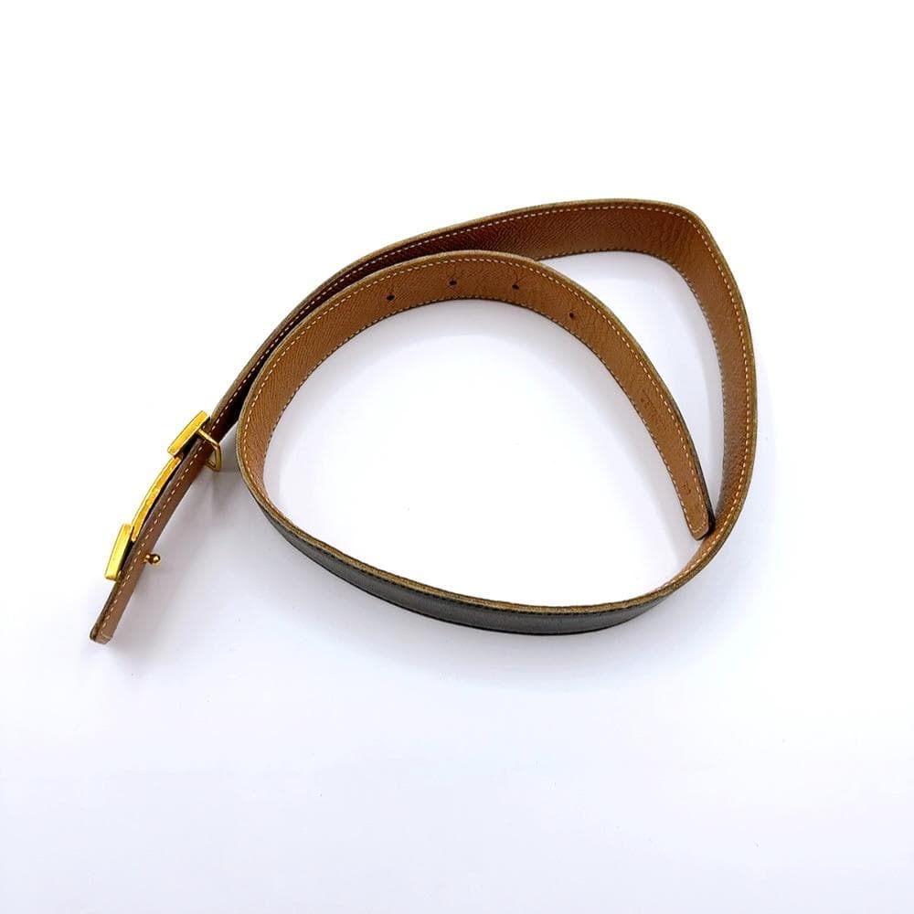 ◇エルメス◇ボックスカーフ/コンスタンス/Hベルト/ベルト/刻印:□B/ブランド