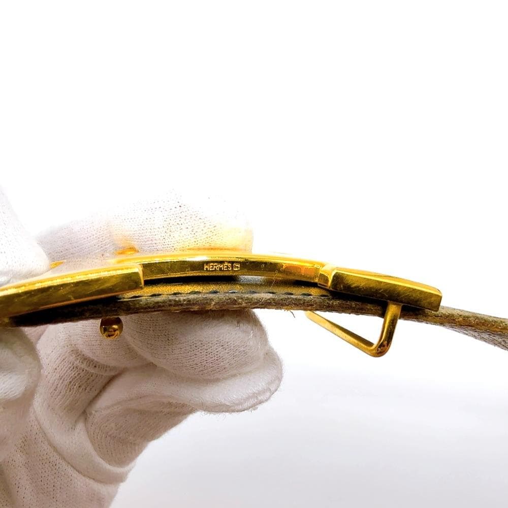 ◇エルメス◇ボックスカーフ/コンスタンス/Hベルト/ベルト/刻印:□B/ブランド