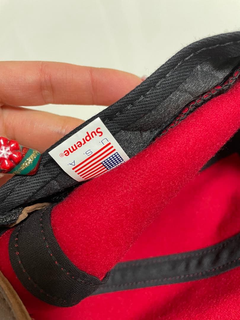 supreme wool camp cap red 赤 キャップ