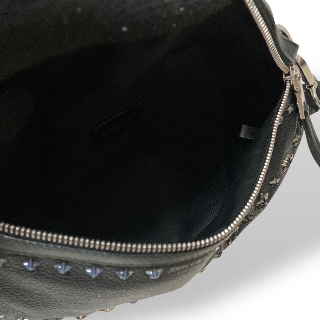 【未使用級】ジミーチュウ　スタースタッズ クロスボディバッグ　ショルダーバッグ黒