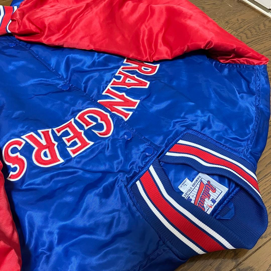 90年代後期　MLB テキサス レンジャーズ　サテンジャケット　Lサイズ
