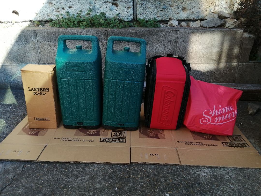 Colemanのランタン3台セット、おまけ付き