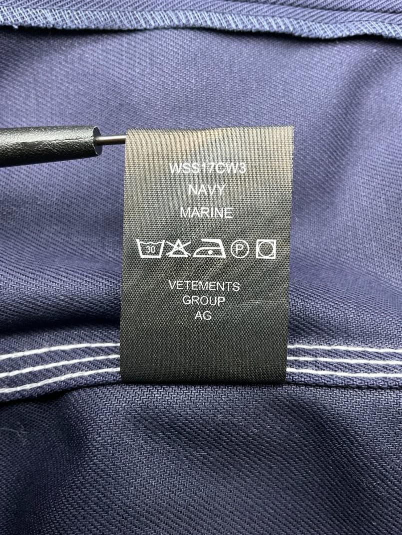 【未使用品】VETEMENTS × charhartt コラボ サロペット