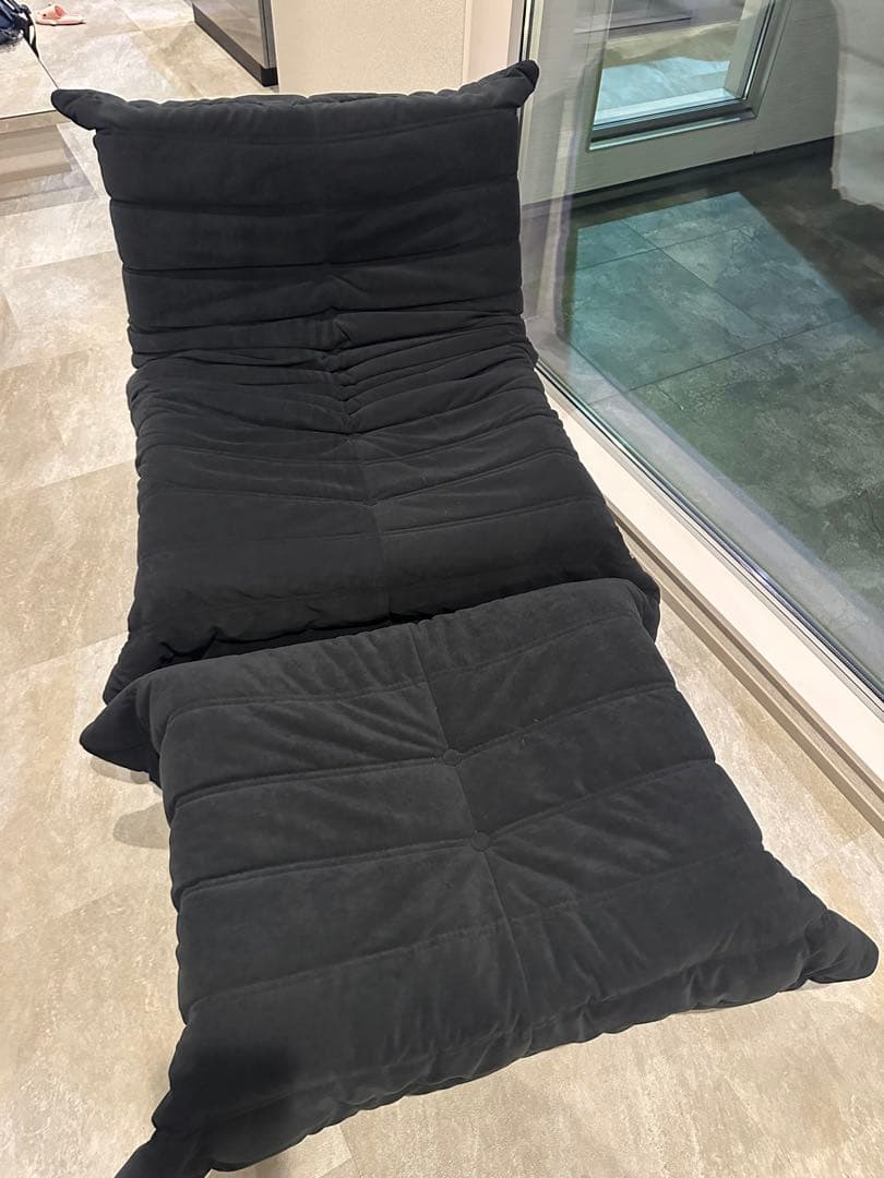 togo 1P ブラック 1人掛けソファ