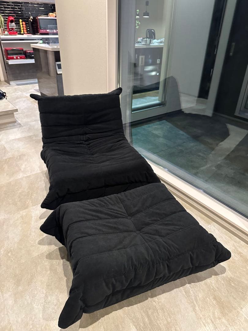 togo 1P ブラック 1人掛けソファ