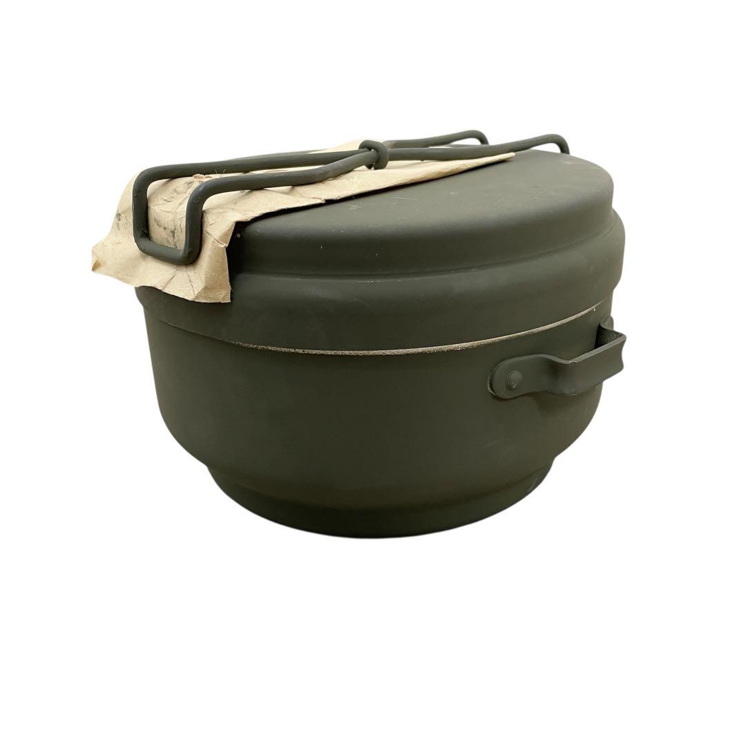 チェコ軍 初期型 アルミ クッカー メスキット 耳付き オリーブ 未使用 軍幕