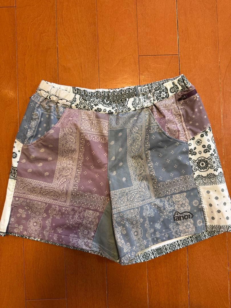 ranor ranor ラナー BANDANA MIDDLE SHORTS バンダナクレージー