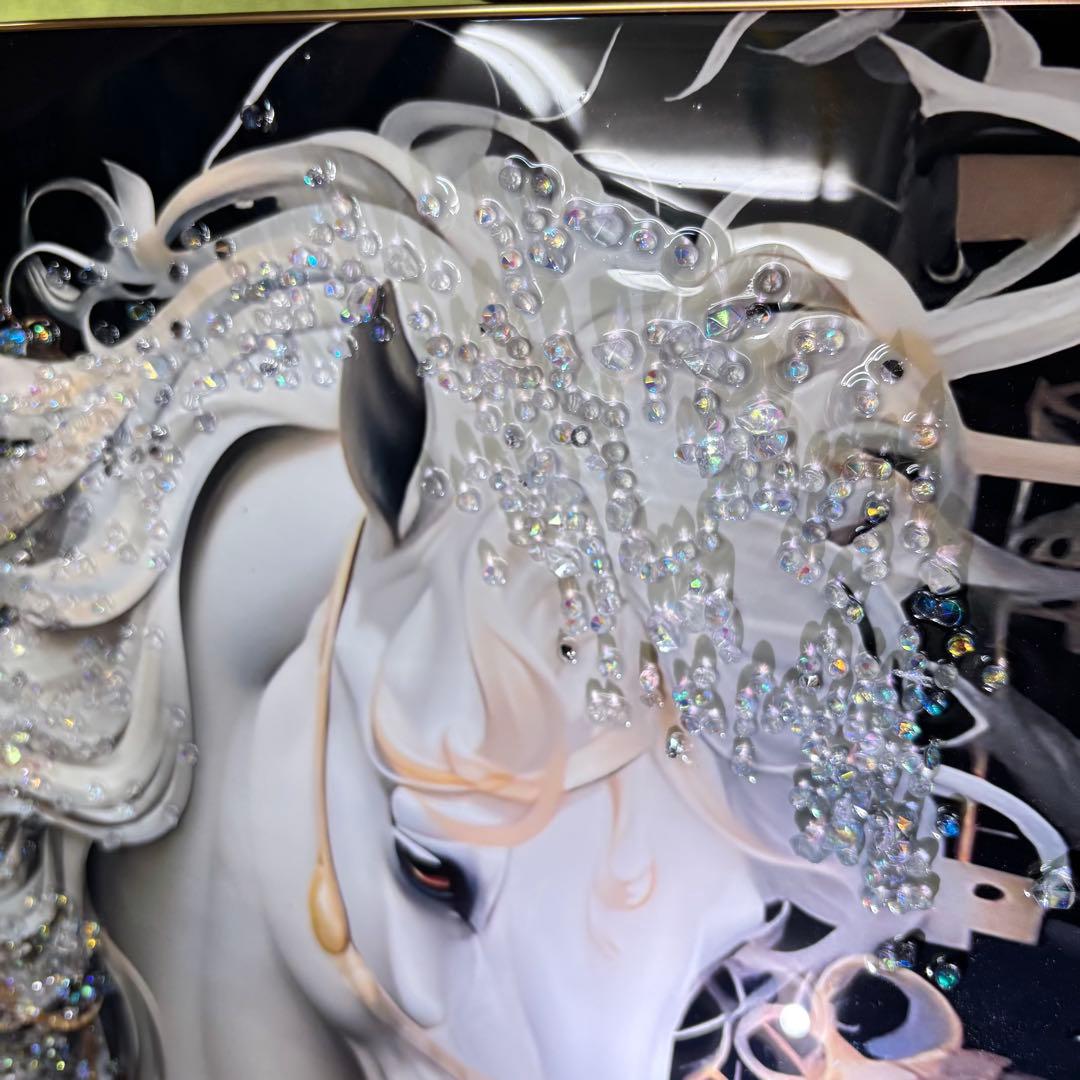 キラキラ干支馬の額絵 - メルカリ