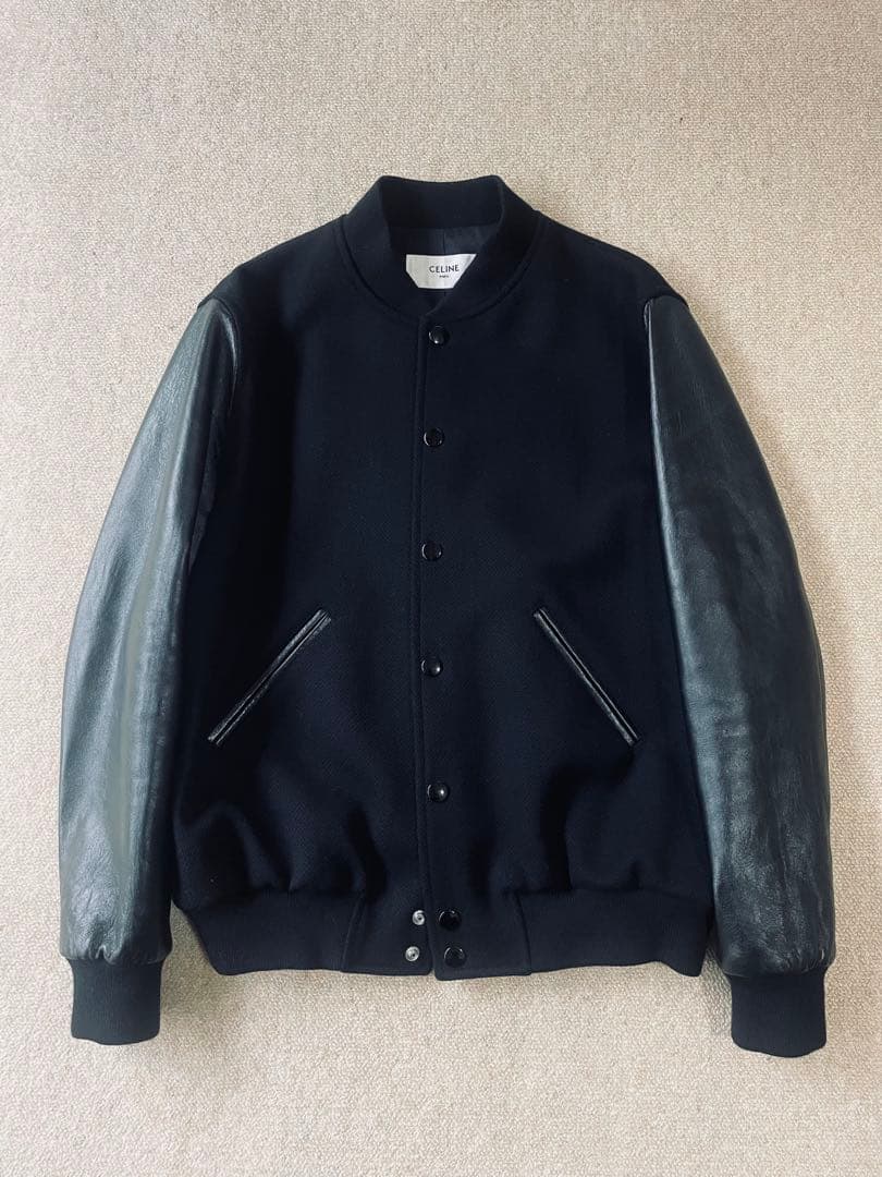 セリーヌ22aw テディジャケット　スタジャン　エディ ブルゾン　ポップアップ