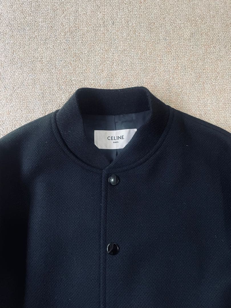 セリーヌ22aw テディジャケット　スタジャン　エディ ブルゾン　ポップアップ