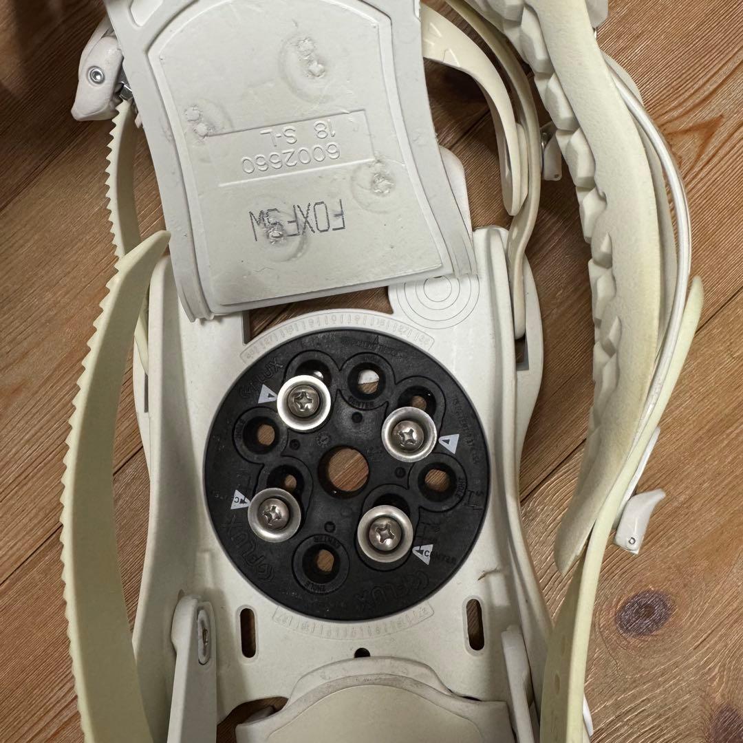 FLUX XF Sサイズ ホワイト スノーボード ビンディング