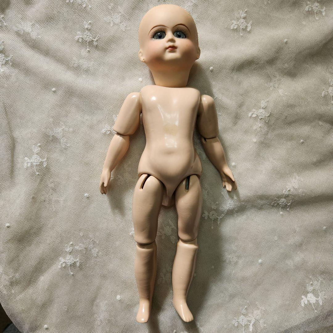 シーリーコンポジションボディ ビスクヘッド グラスアイ ビスクドール