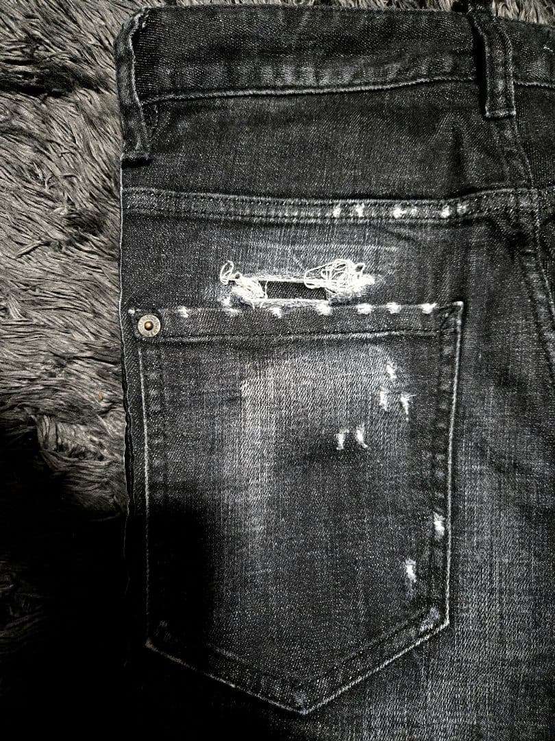 DSQUARED / ディースクエアード サイドラインロゴ デニム 42