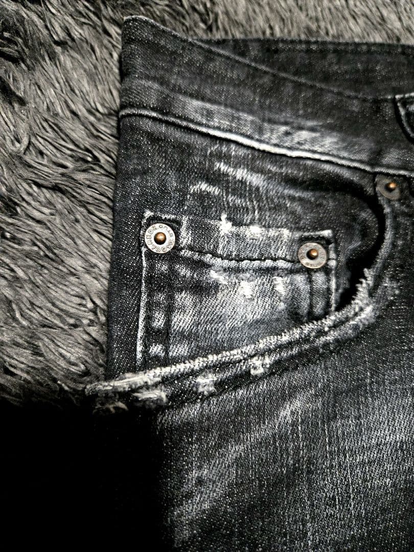 DSQUARED / ディースクエアード サイドラインロゴ デニム 42