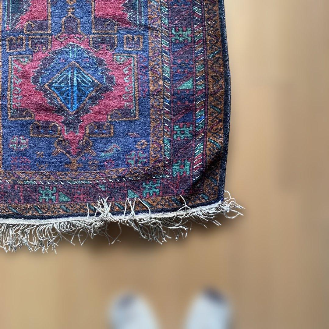 アフガニスタン産 トライバルラグ バルーチ族作 手織り カーペット ラグ 絨毯