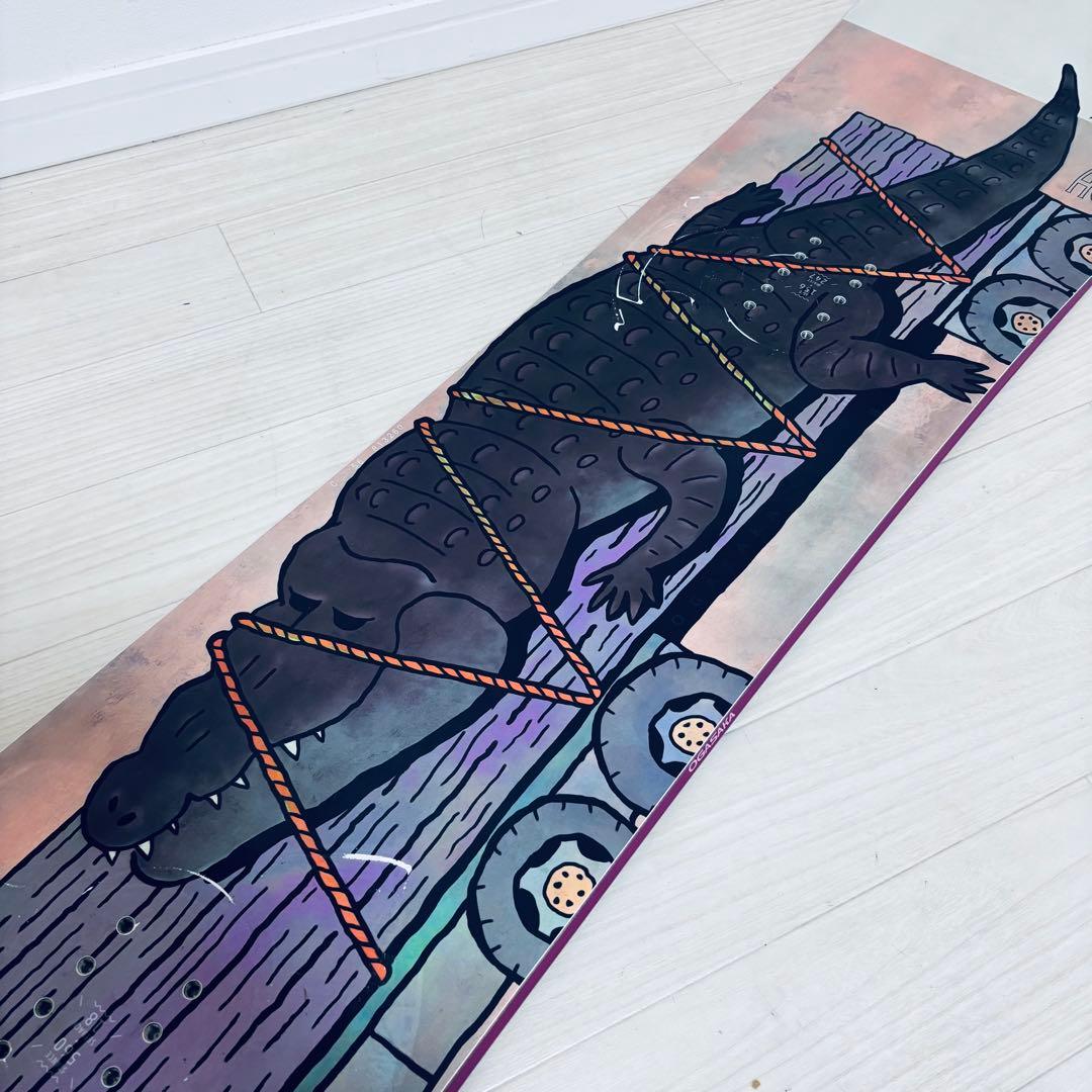 OGASAKA CT-IZ 156cm オガサカ スノーボード スノボ 板 ワニ