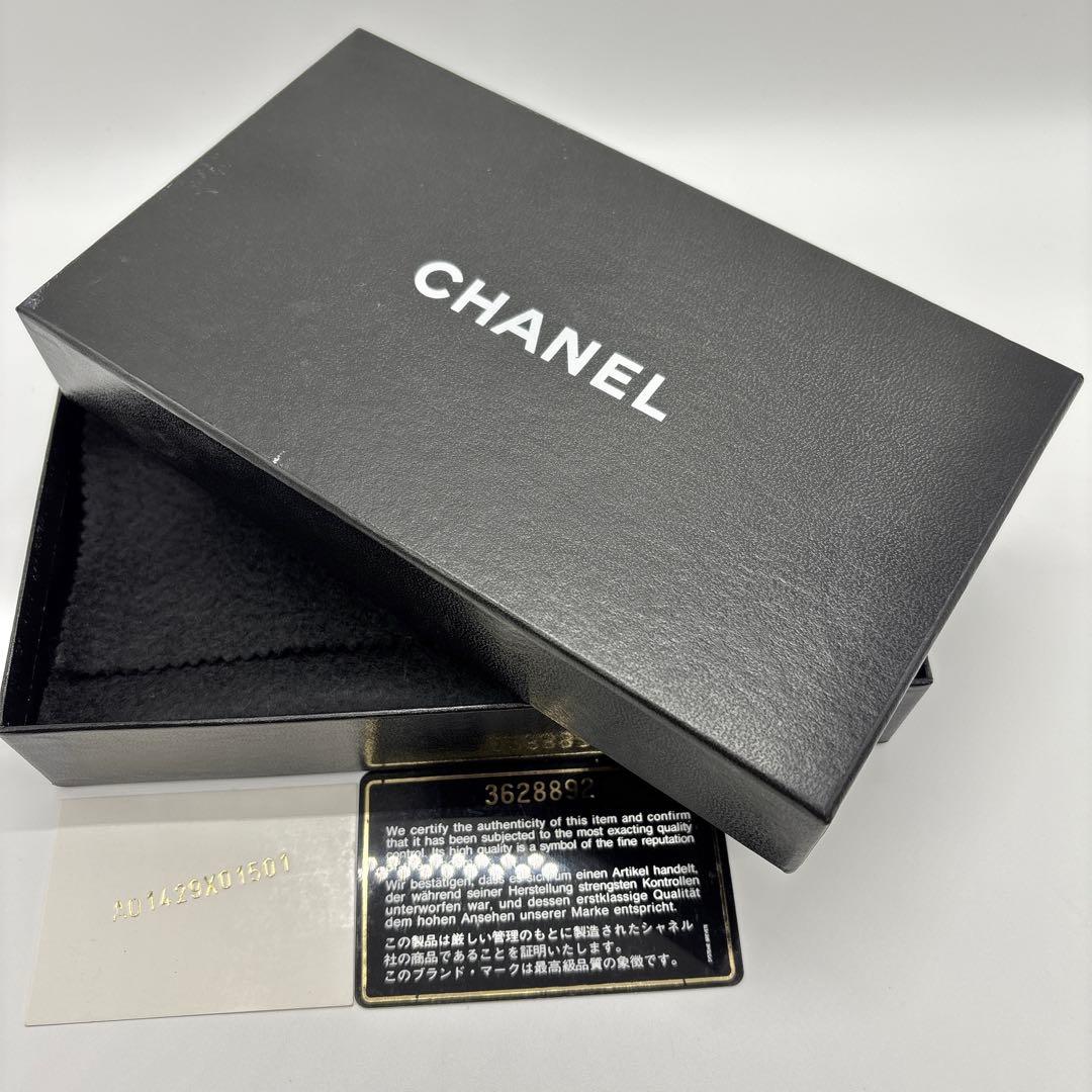 付属品完備✨️シャネル キャビアスキン ココマーク 長財布 ピンク レザー 本革