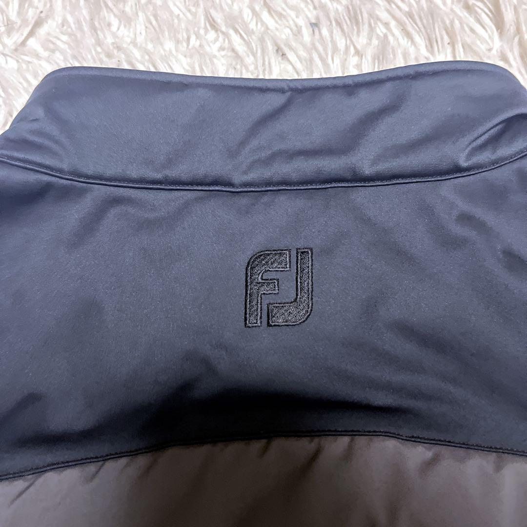 【極美品/メンズ2XL】フットジョイ ハイブリッド　中綿ジャケット　黒　グレー
