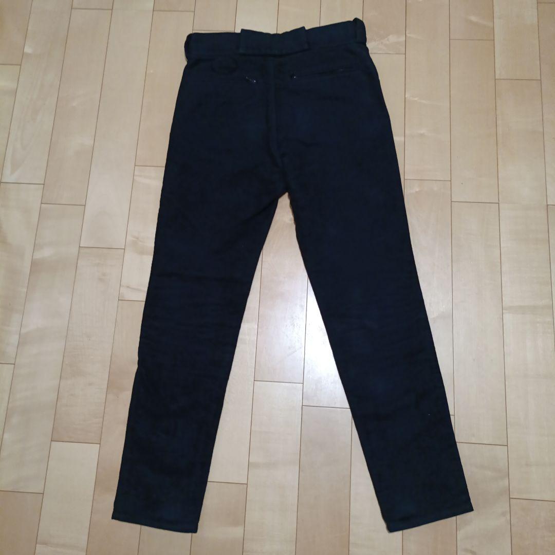 COMOLI モールスキン　ライダースパンツ　Black 黒