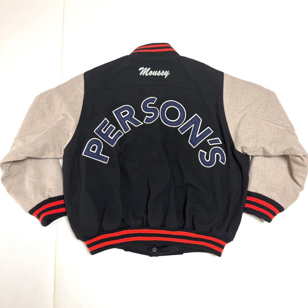 美品♡PERSON'S MOUSSY スタジャン ブラック　パーソンズ　マウジー