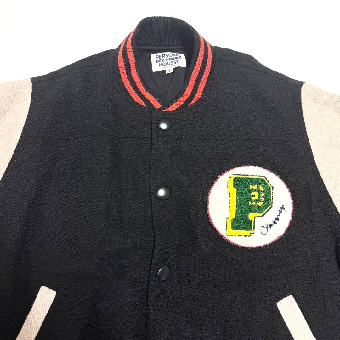 美品♡PERSON'S MOUSSY スタジャン ブラック　パーソンズ　マウジー