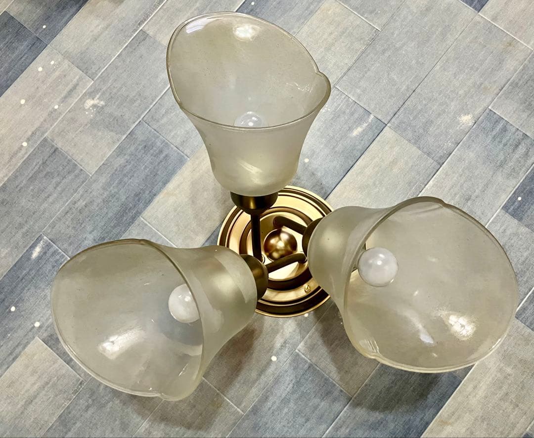 N3588 天井吊下型　白熱灯　小型シャンデリア　National