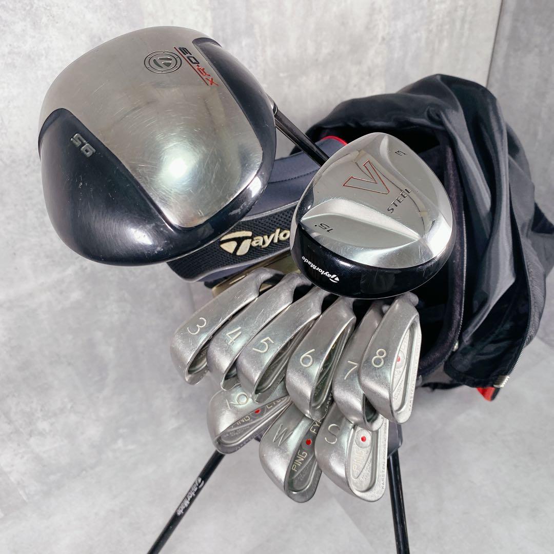 V687 テーラーメイド ピン メンズ ゴルフ クラブ フルセット スタンド
