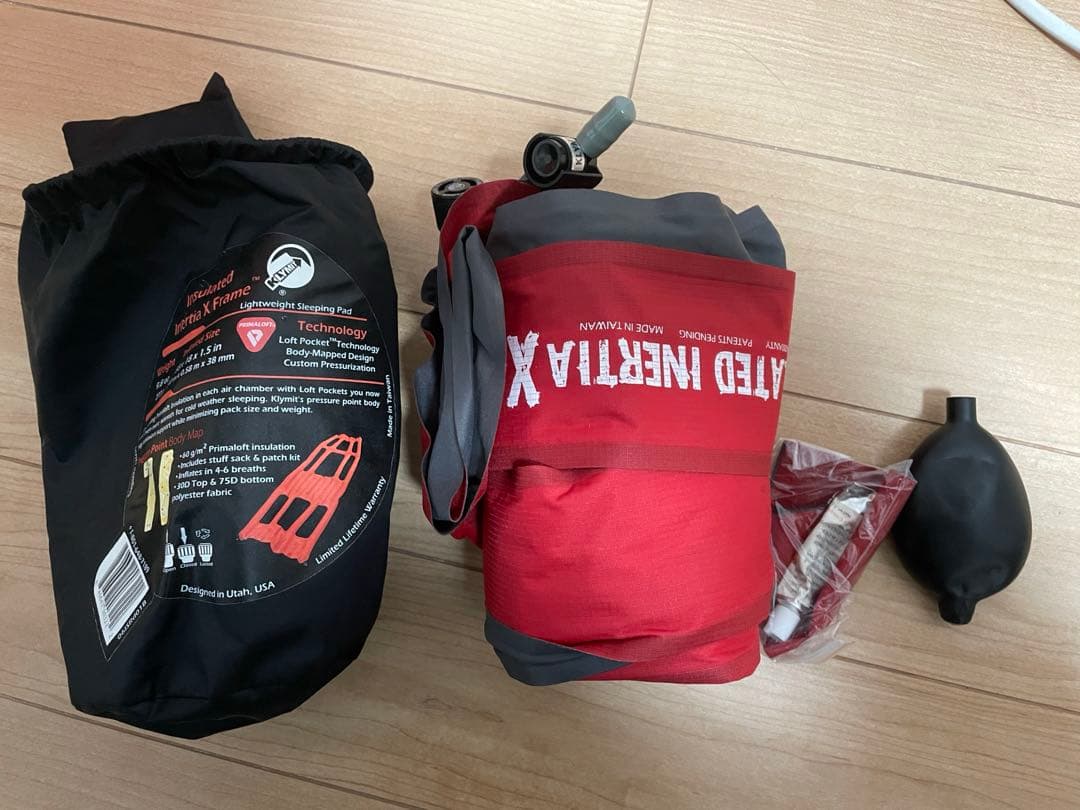 アウトドア寝具 KLYMIT INSULATED INERTIA X FRAME