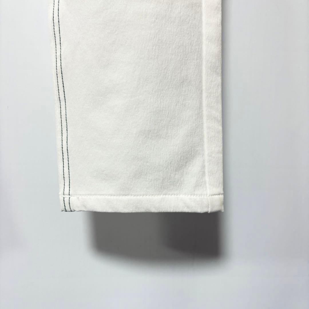 ラッセルノ ゴルフ フラッグロゴ ストレッチ スキニー パンツ ホワイト XL6