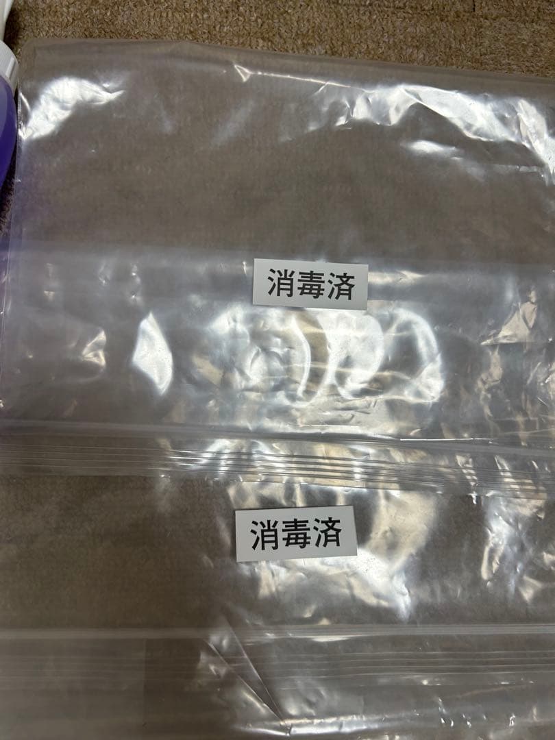 美容国家試験用具セット（スプレーボトル、消毒薬、コーム etc…）