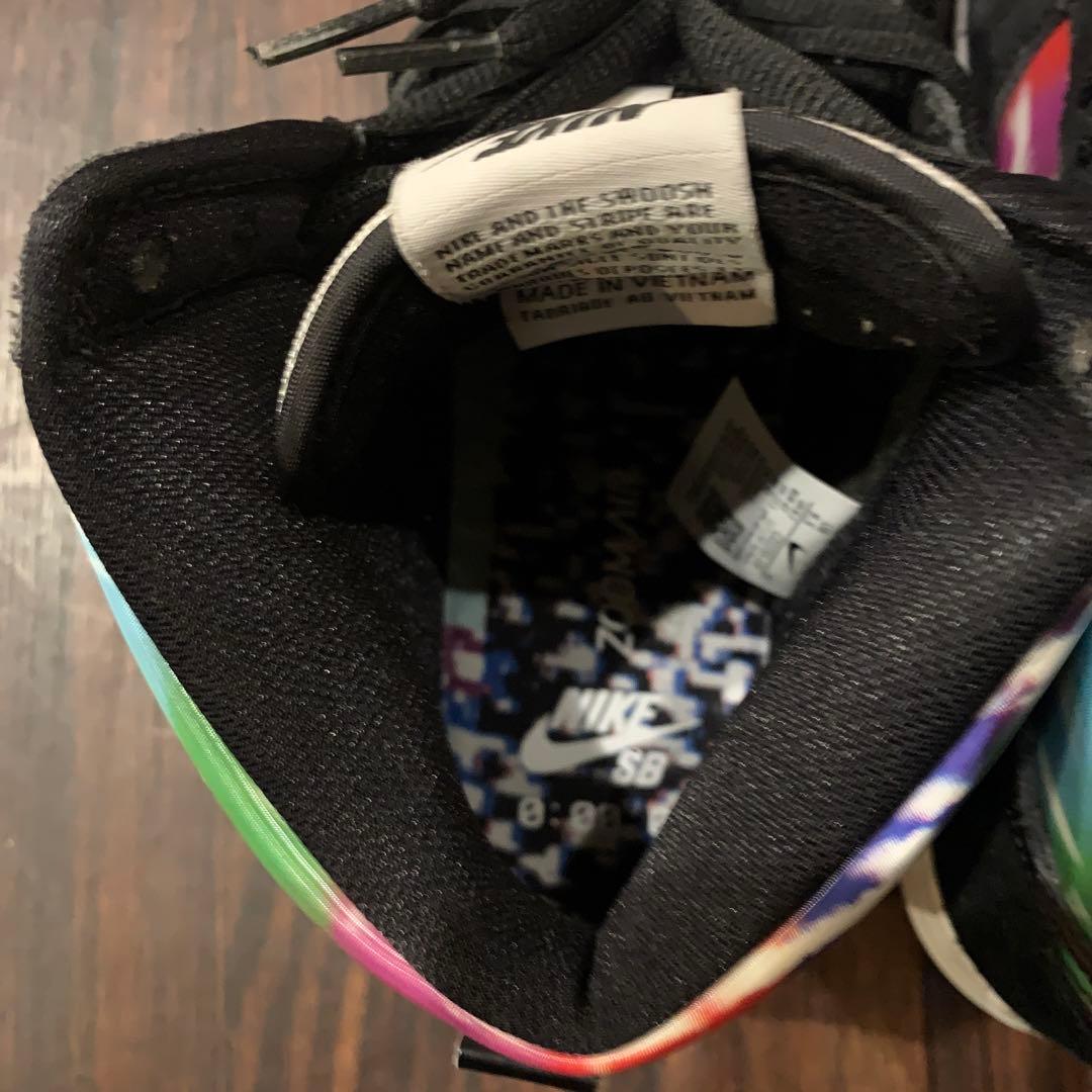 美品NIKE SB DUNK HIGH PROテレビテストパターン 27.5cm